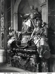 Monumento a Papa Innocenzo XI, c.1697 (marmo)
