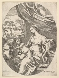 La Vergine e il Bambino con il Giovane San Giovanni Battista, 1647