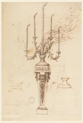 Progetto per un candelabro