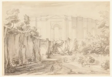 Progetto per un emiciclo, Villa Albani, Roma, Italia