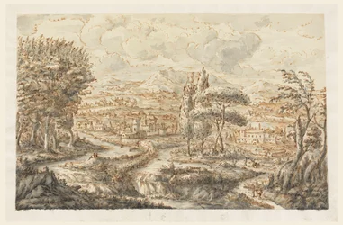 Disegno, Una valle, 1750-70