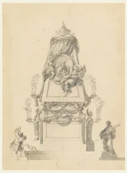 Disegno, Catafalco per un re, 1765 ca.