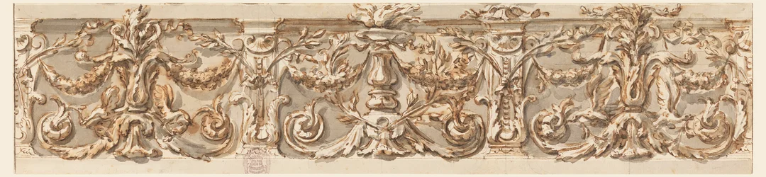 Disegno, Progetto di un fregio, 1770 ca.