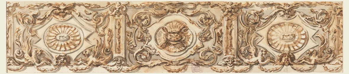 Disegno, Progetto di un fregio, 1770 ca.