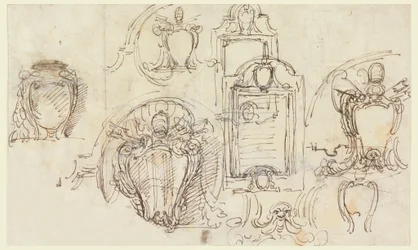 Disegno, schizzi, 1740-58