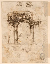 Disegno, studi di teste, 1760-80