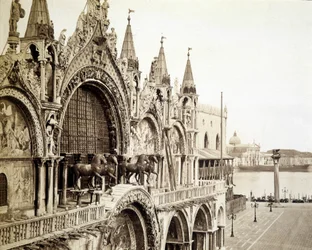 I cavalli della Basilica di San Marco a Venezia - fotografia di C. Naya