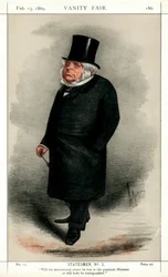 John Bright, politico radicale e liberale britannico, 1869