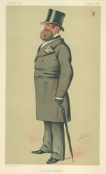 Sir Henry Josias Stracey, un gentiluomo di campagna, 10 luglio 1875, caricatura di Vanity Fair