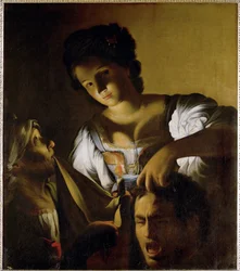 Giuditta con la testa di Oloferne (dipinto su tela)