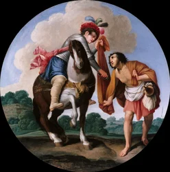 San Martino e un mendicante, c. 1608-1610