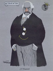 Caricatura di John Pierpont Morgan (1837-1913), da 