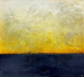 Barca al tramonto (astratto)