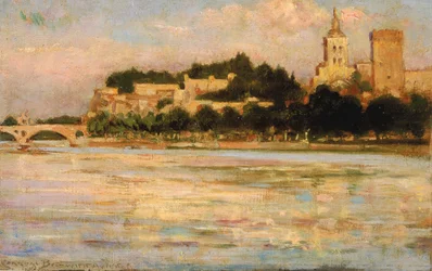 Il Palazzo dei Papi e il Ponte di Avignone, 1911