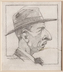 Un uomo con il cappello