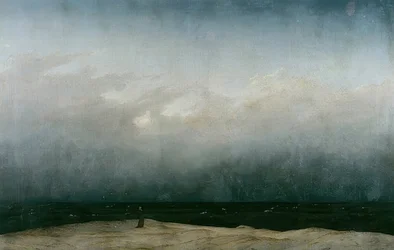 Il monaco in riva al mare. 1808-1810