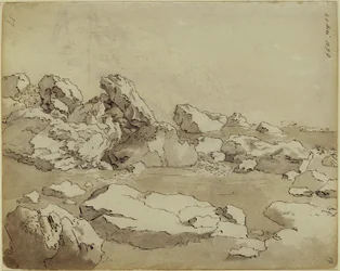 Studi di rocce, blocchi affiancati