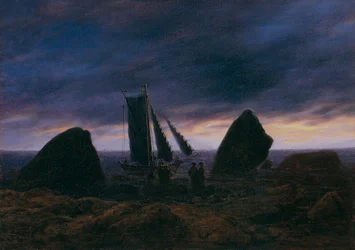 Barca da pesca sul Mar Baltico, c. 1830