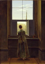 Donna alla finestra