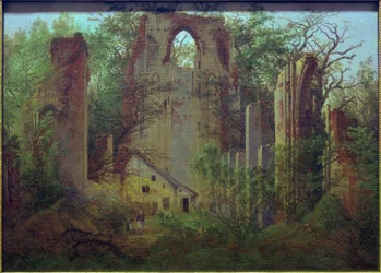 Rovine del monastero di Eldena presso Greifswald
