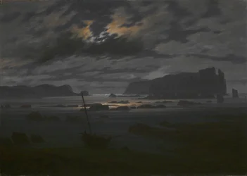 Mare del Nord al chiaro di luna, ca. 1823