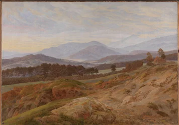 Paesaggio delle montagne giganti