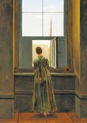 Donna alla finestra