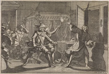 Albrecht von Wallenstein, duca di Friedland, viene assassinato dai suoi stessi soldati, 1634