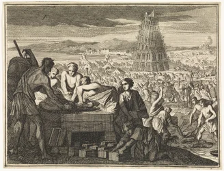 Produzione di pietre per la Torre di Babele