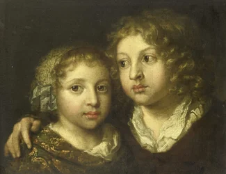 Una figlia e un figlio (Constantijn?) dell