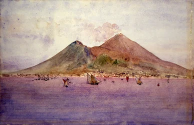 Il Vesuvio dalla baia di Napoli