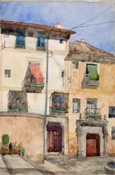 Antica casa a Segovia, Spagna
