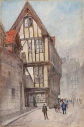 Vecchia casa a Rouen, 1932