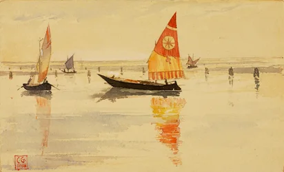 Barche a vela Venezia, 1898