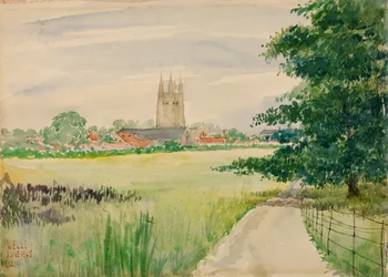 Cattedrale di Wells, Inghilterra, 1905