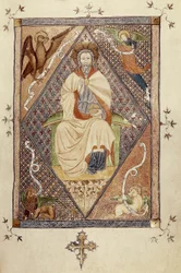 Cristo in maestà (in gloria) (miniatura)