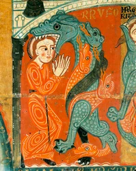 Il martirio di Santa Margherita (dettaglio)