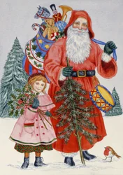 Babbo Natale e il suo aiutante