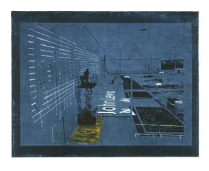 Coltivazione insediata, 2015 (lino taglio laser, linoleografia e incisione tradizionale)