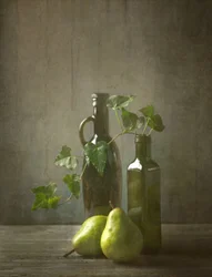 Pere rustiche ed edera