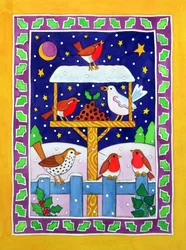 Festa di Natale per gli uccelli