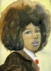Marsha Hunt, 2007 (olio su carta intelata)