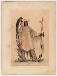 Mah-to-toh-pa, il capo Mandan