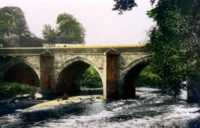 Ponte sul Fiume Derwent, Matlock, Derbyshire