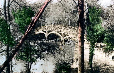 Ponte sul fiume Tamigi a Nuneham Courtenay, Oxfordshire, 1926