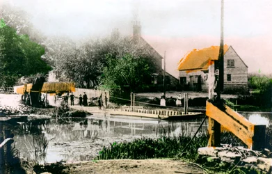 Il traghetto a Bablock Hythe, Oxfordshire, 1926