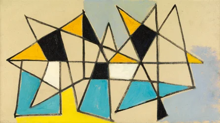 Composizione #17, 1949 circa (olio su tela)