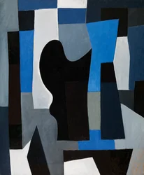 Composizione, 1955 circa (olio su tela)