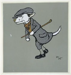 Volpe bianca, gentiluomo - in "Merry Party", ill. di Cecil Aldin, ed. Hodder & Stoughton, Londra