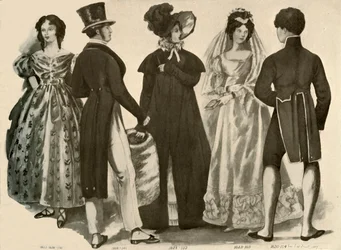 Abbigliamento dal 1812 al 1828, 1907